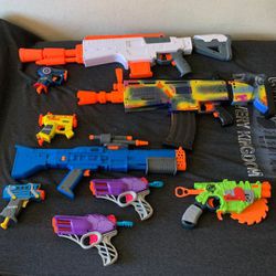 Nerf Gun Lot 9 Total