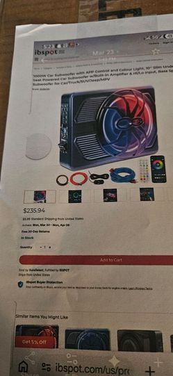 1000W car subwoofer