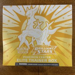 Pokemon Brilliant Stars Pokemon Center ETB