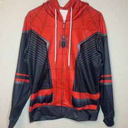 Brand New - SpiderMan Cardigan Zip Hoodie Cosplay ( $33.88 Value )