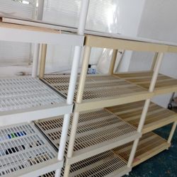 Storage shelves