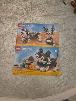LEGO Creator 31021 Furry Creatures Building Set manual only No Bricks