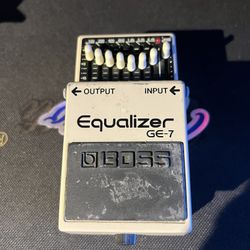 Vendo ecualizador Boss