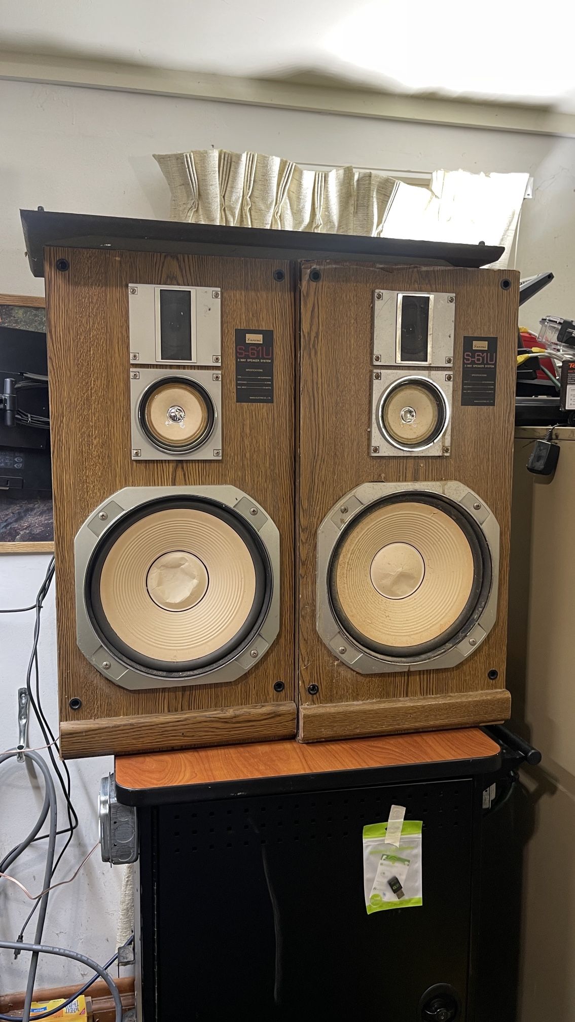 Sansui 12” 3 Way Speakers