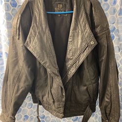 Men’s Byrnes And Baker Leather Coat