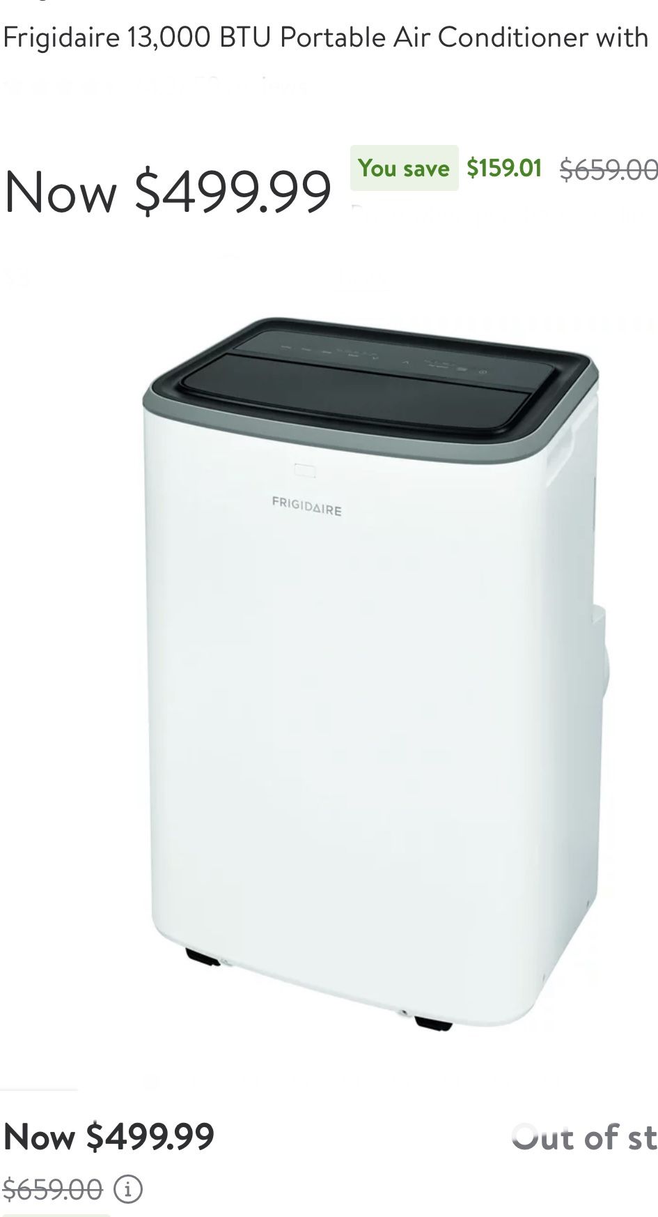 Frigidaire Fhph132ab1 Portable Room Air Conditioner Frigidaire