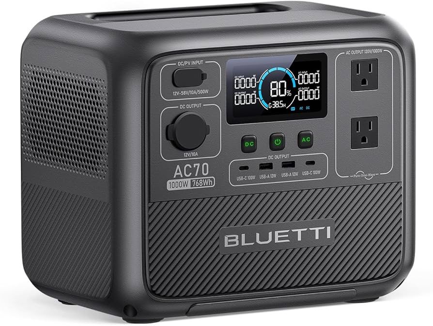 BLUETTI AC70 Portable Power Station