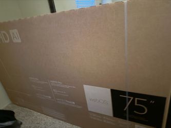New 75” LG UHD AI TV