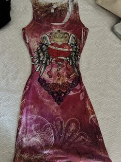 Pink Studded Dress Y2K Vintage