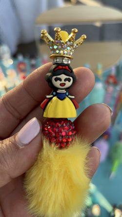 Snow White Beaded Pen