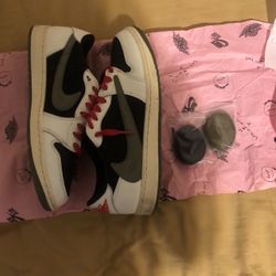 Air Jordan 1s Low Travis Scott Olives