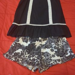 Janie and Jack Shorts and Blouse Set