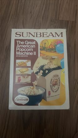 Sunbeam Great American Popcorn Machine II