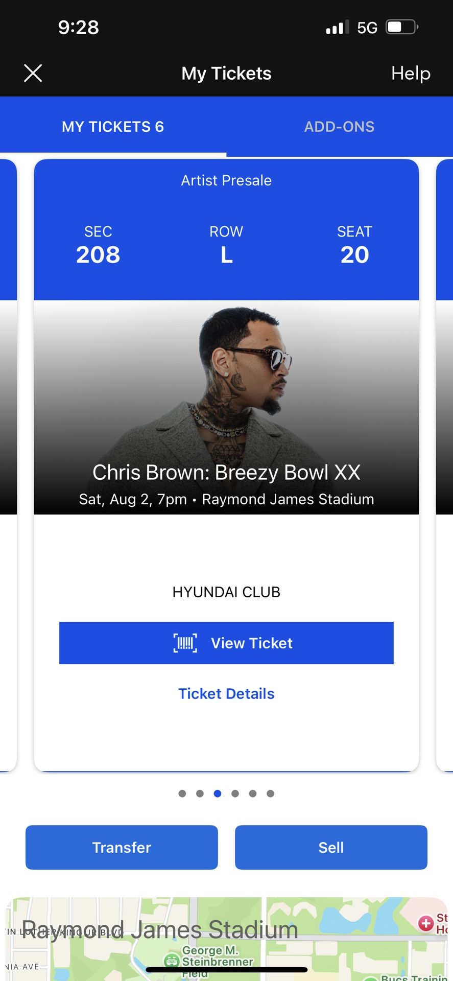 3 Chris Brown Tickets In Florida