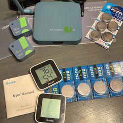 SensorPush Gateway,   HT.w x2, plus Govee x2 Thermostats 