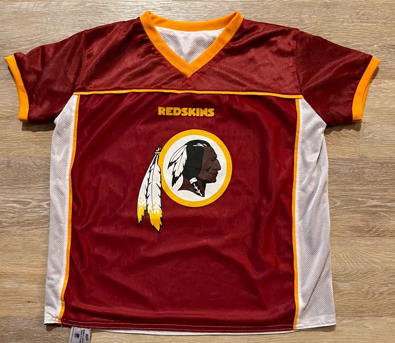 NFL Commanders Washington Redskins Reversible Flag NFL Jersey YXL or possibly Adult Med
