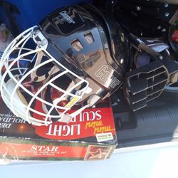 Blue Cooper SK600 S Hockey Goalie Helmet VL 50 Hockey Cage Mask .