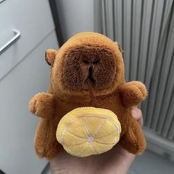 Capybara Plush Keychain