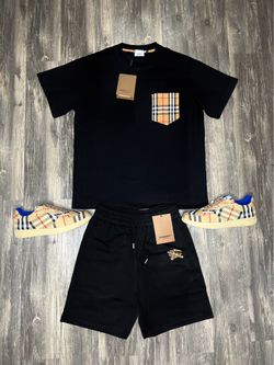 Burberry Shoes With Shirt And Shorts Brand New With Box And Dust Cover