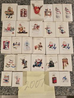 (26) 2007 Hallmark Ornaments - $75 Lot (or $4/each)