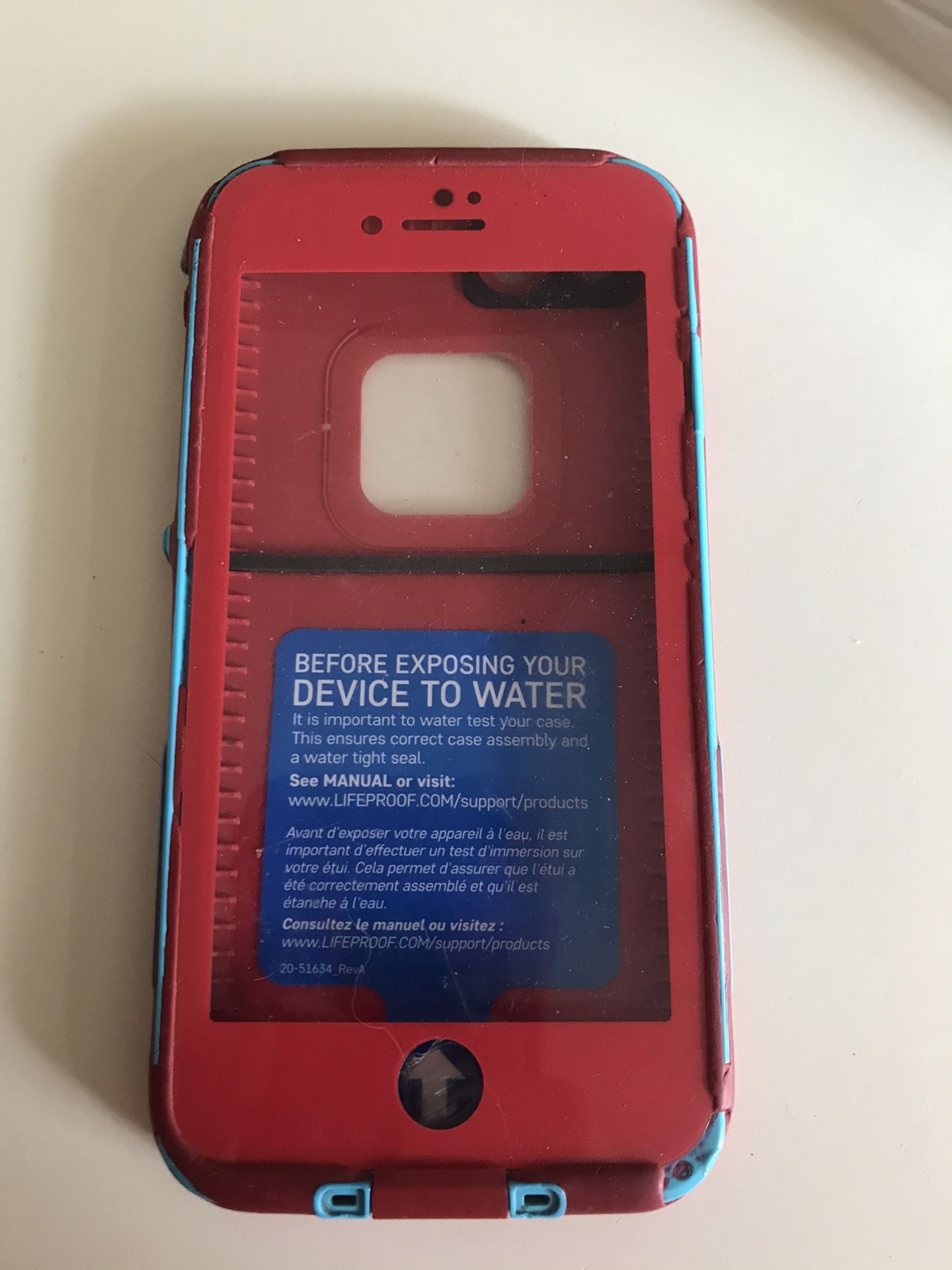 Lifeproof Red case for iphone7