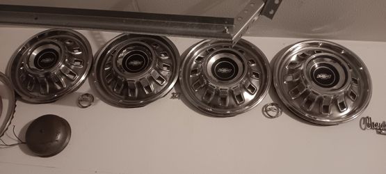 67 Impala hubcaps