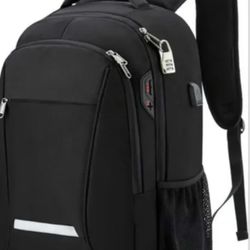XQXA 15.6” Laptop Backpack - Black 