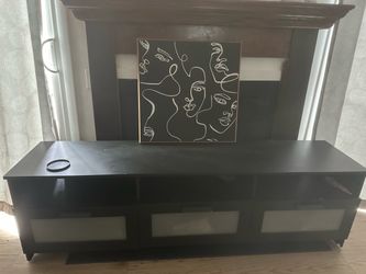 Large Black Entertainment Center