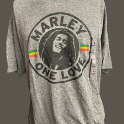 Marley One Love Heather Gray XL T-Shirt