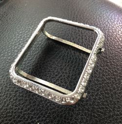 Apple watch diamond cz bezel. Awesome look!