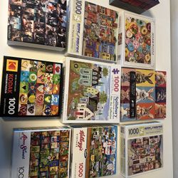 10 Jigsaw Puzzles 1000 Pieces 