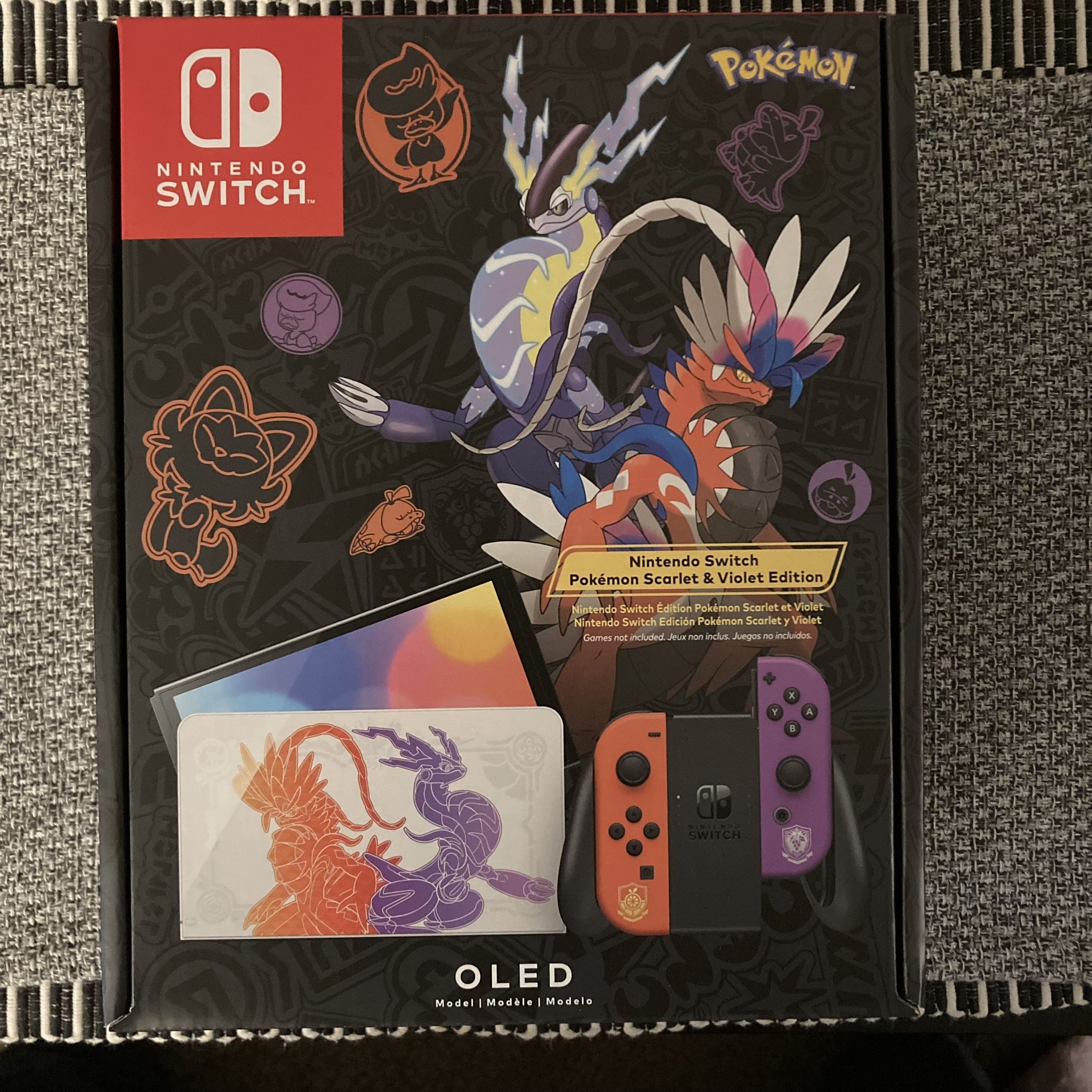 Nintendo Switch Oled: Pokemon Scarlet & Violet Edition