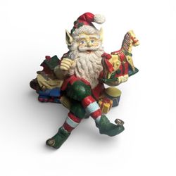 Elf Santa Christmas Stocking Holder