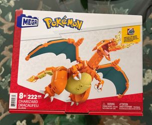 MEGA Pokémon Charizard Construction Set – GWY77 (222 Pieces) – NEW