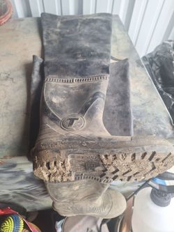 Hip boots.