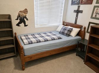 Solid Wood Twin Bed Frame
