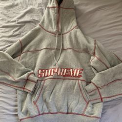 Supreme Coverstitch Sweatpants And Hoodie