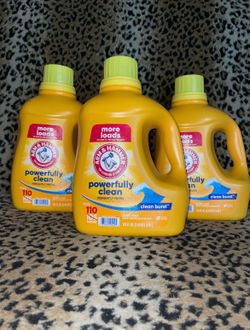 3🔥Arm & Hammer laundry detergent all 3 for $24 firm on price