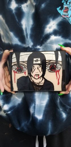 Handpainted Itachi Uchiha  4×6