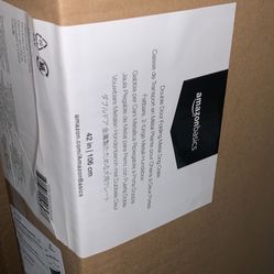 Amazon Basics Single Door Folding Metal Dog Crate Kennel 42 Inches