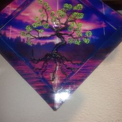 Wire Bonsai Tree Wall Mount