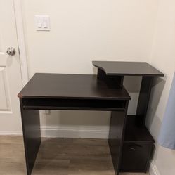 Small Office Desk With Monitor Stand 
