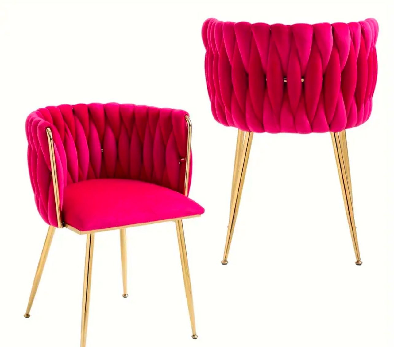 Rose Velvet Chairs