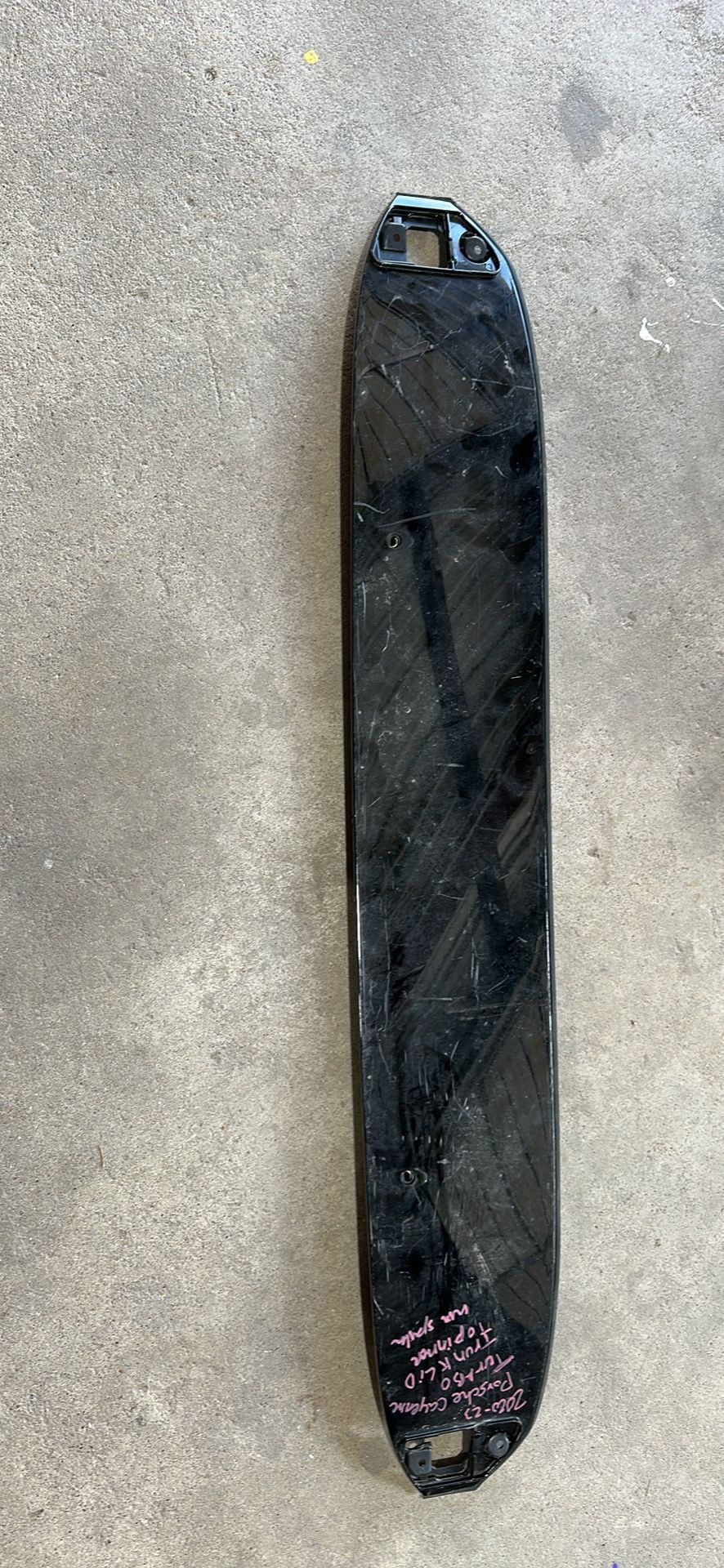 2020-2023 PORSCHE CAYENNE TURBO TRUNK LID TOP INNER WING SPOILER OEM 9Y(contact info removed)B