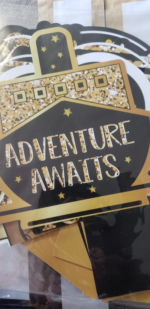 9 Pcs Going Away Party Decorations Black Gold Table Honeycomb Centerpieces We Will Miss You 3D Table Centerpieces for Farewell Party Retirement Party
