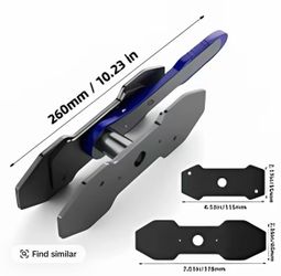 Brake Caliper Press Tool with 360° Swing Ratchet Wrench