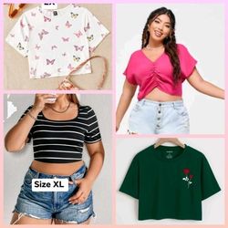 New Women's Crop Top Size XL/2X 