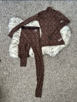 XS Marine Serre Brown Moonogram Set