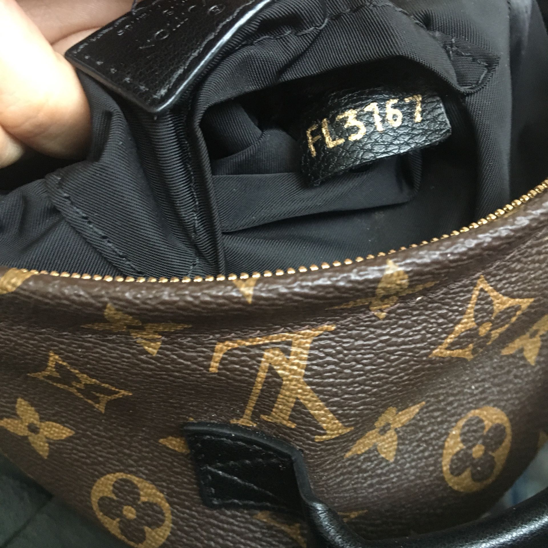Louis Vuitton Palm Springs backpack, barely used, - Depop