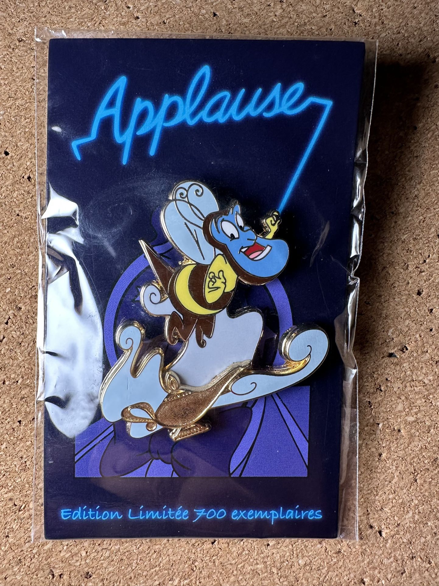 DLP Genie Applause Pin Bee LE 700 Disneyland Paris Aladdin